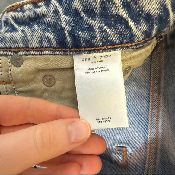 Rag & Bone Maya Jeans Women’s 24 High Rise Ankle Slim Fit Y2K Denim Vintage - Picture 11 of 16